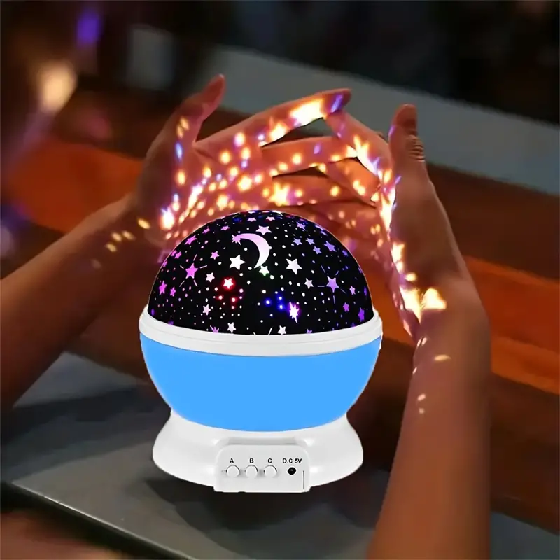 Lampada Notturna Cielo Stellato per Bambini – Proiettore LED Magico con Cambio Colore