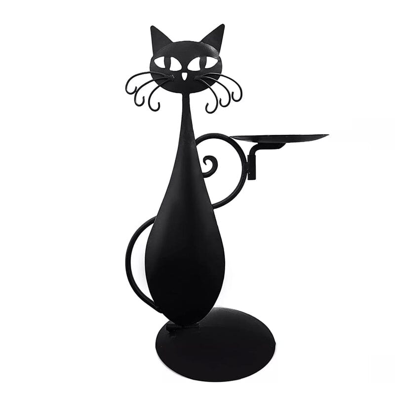 Candelabro gatto nero
