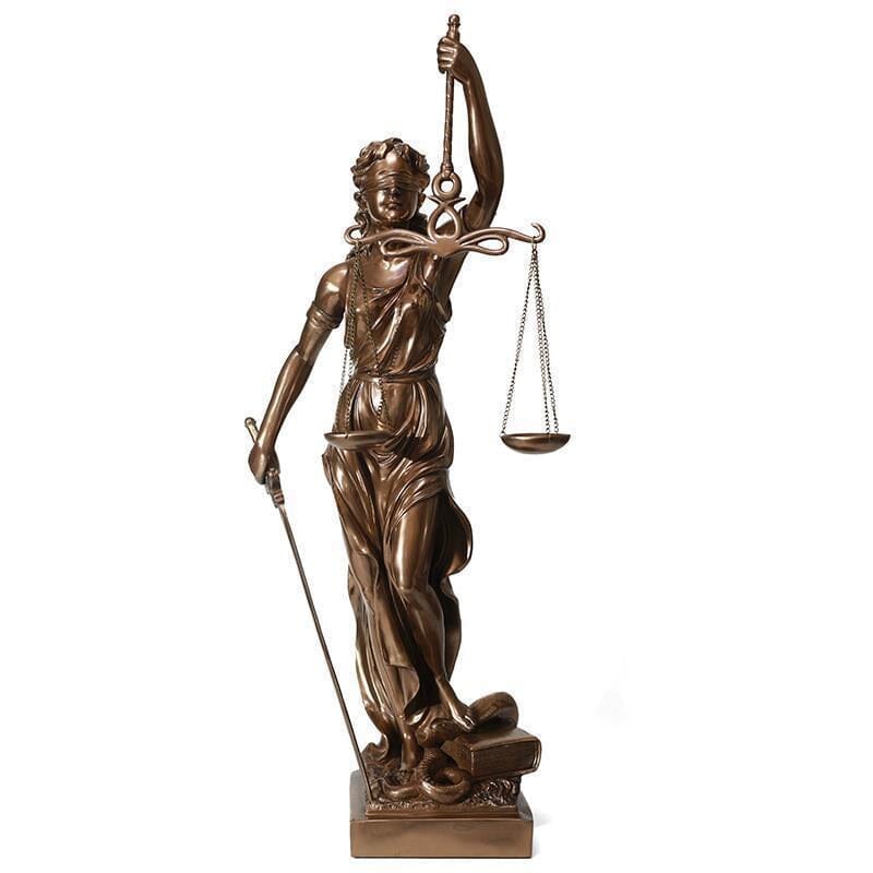 Brehn | Statua decorativa della Dea della Giustizia