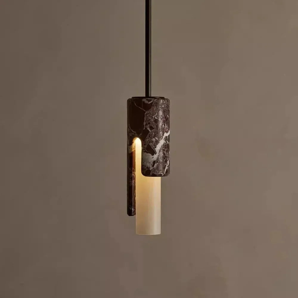 Lampada a sospensione Sone in marmo