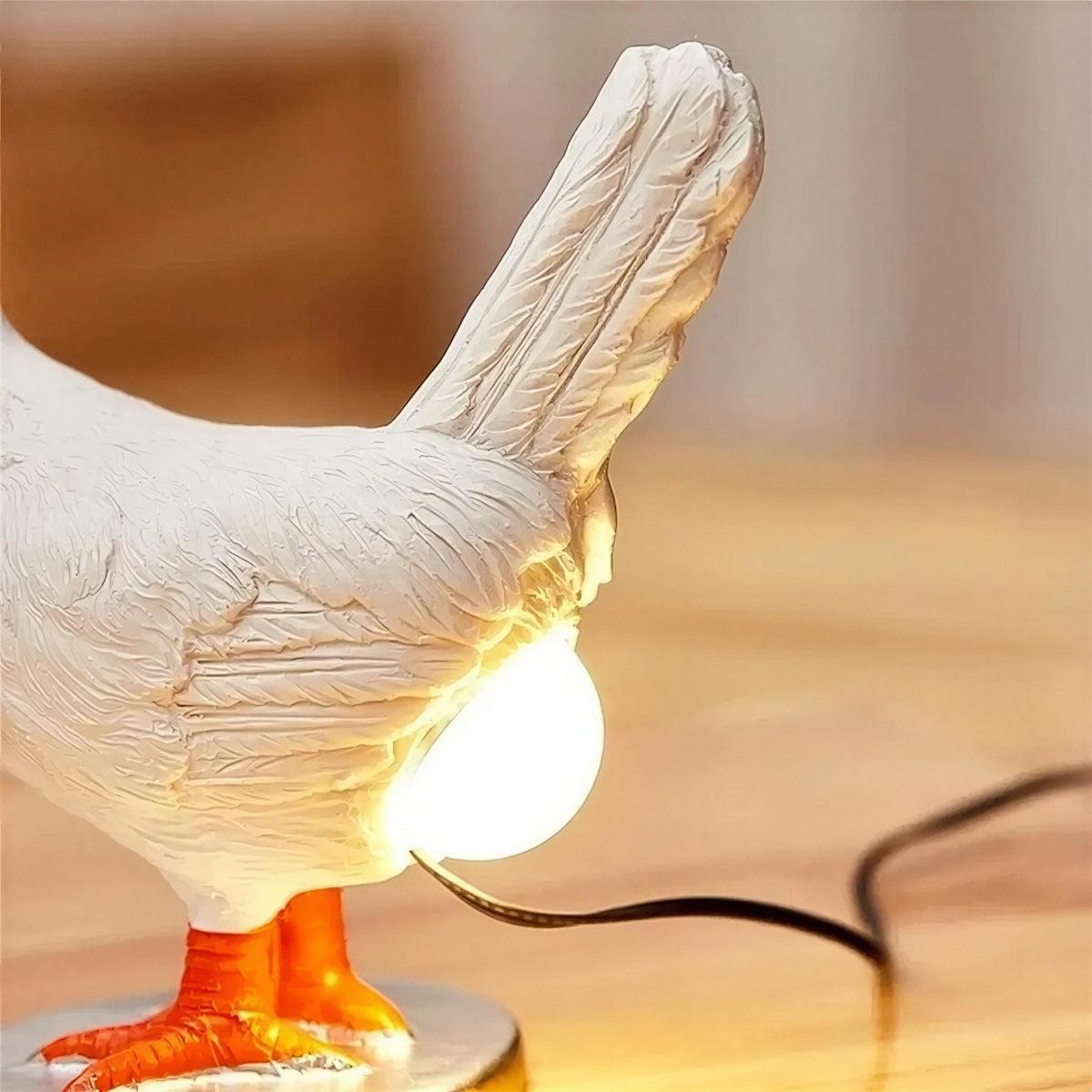 Lampada da Scrivania Notturna Decorativa a Forma di Gallo 3D