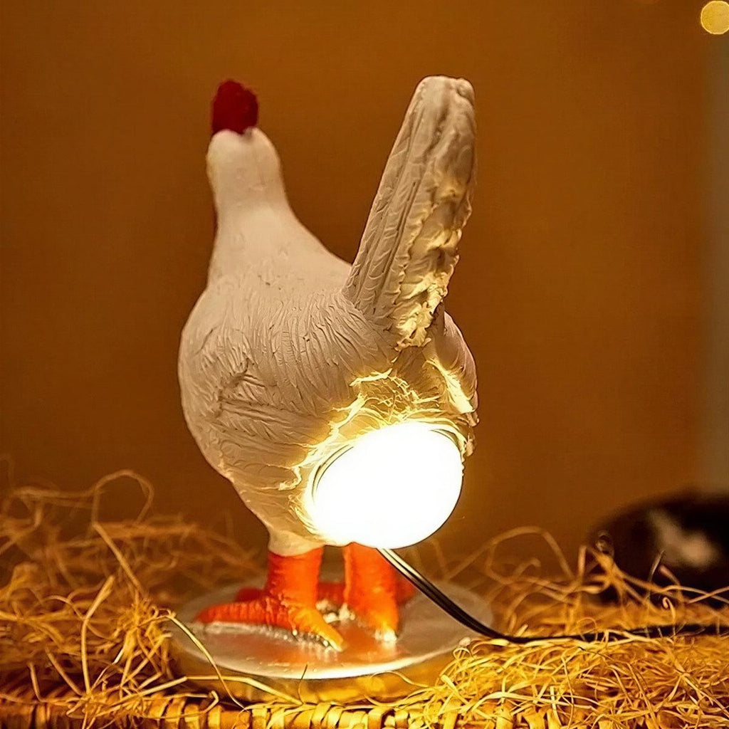 Lampada da Scrivania Notturna Decorativa a Forma di Gallo 3D
