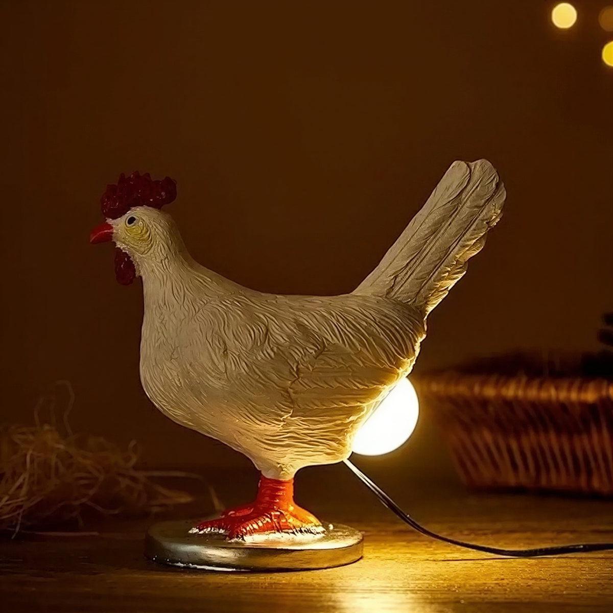 Lampada da Scrivania Notturna Decorativa a Forma di Gallo 3D