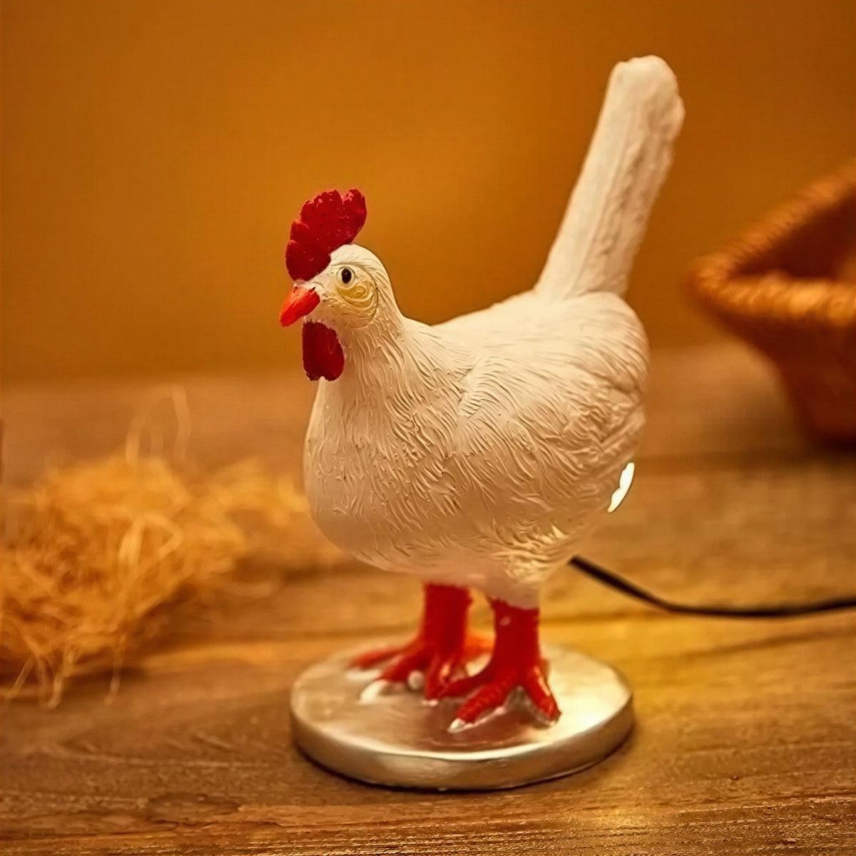 Lampada da Scrivania Notturna Decorativa a Forma di Gallo 3D