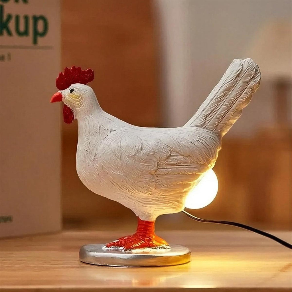 Lampada da Scrivania Notturna Decorativa a Forma di Gallo 3D