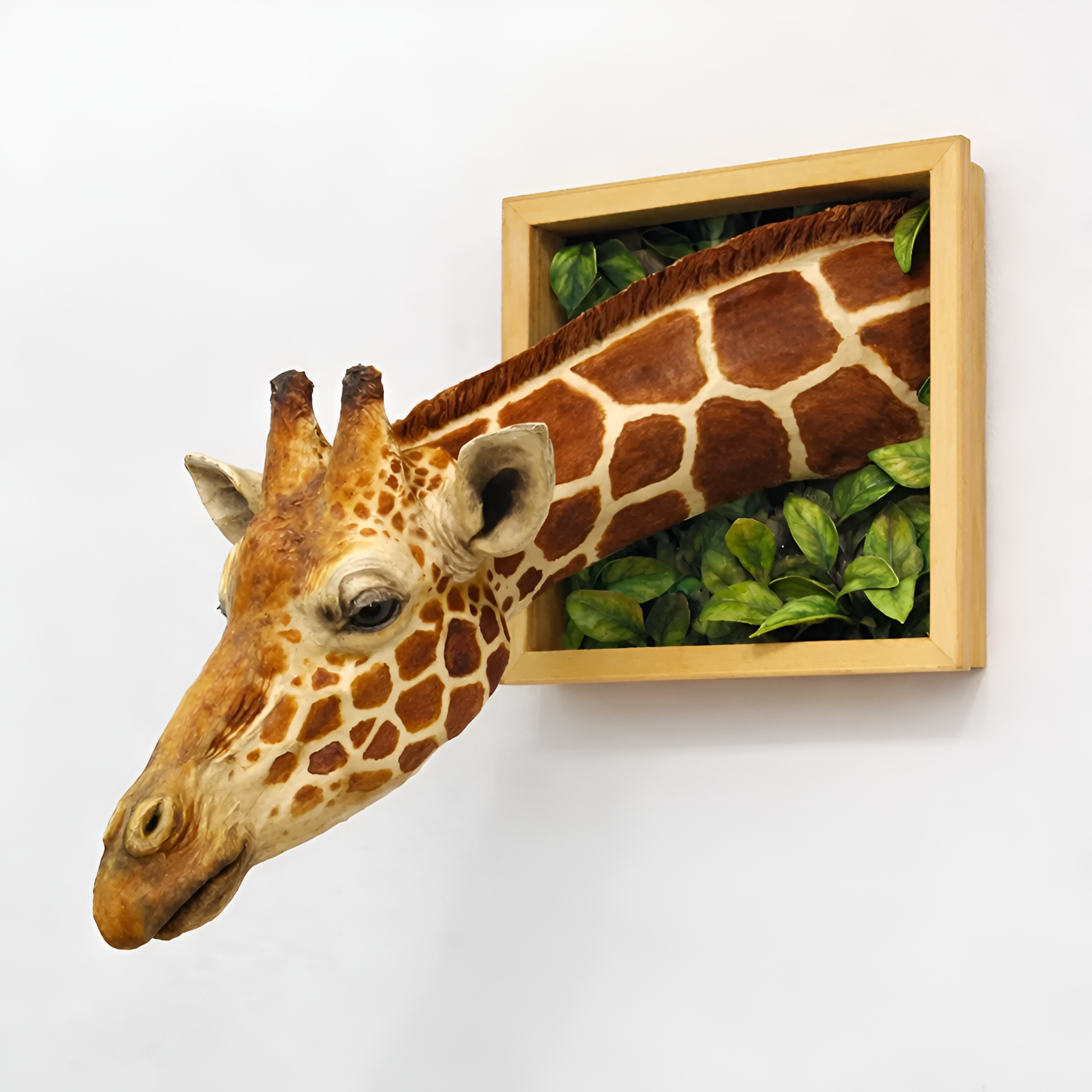 Nevaeh - Cornice 3D a forma di giraffa - Decorazione da parete