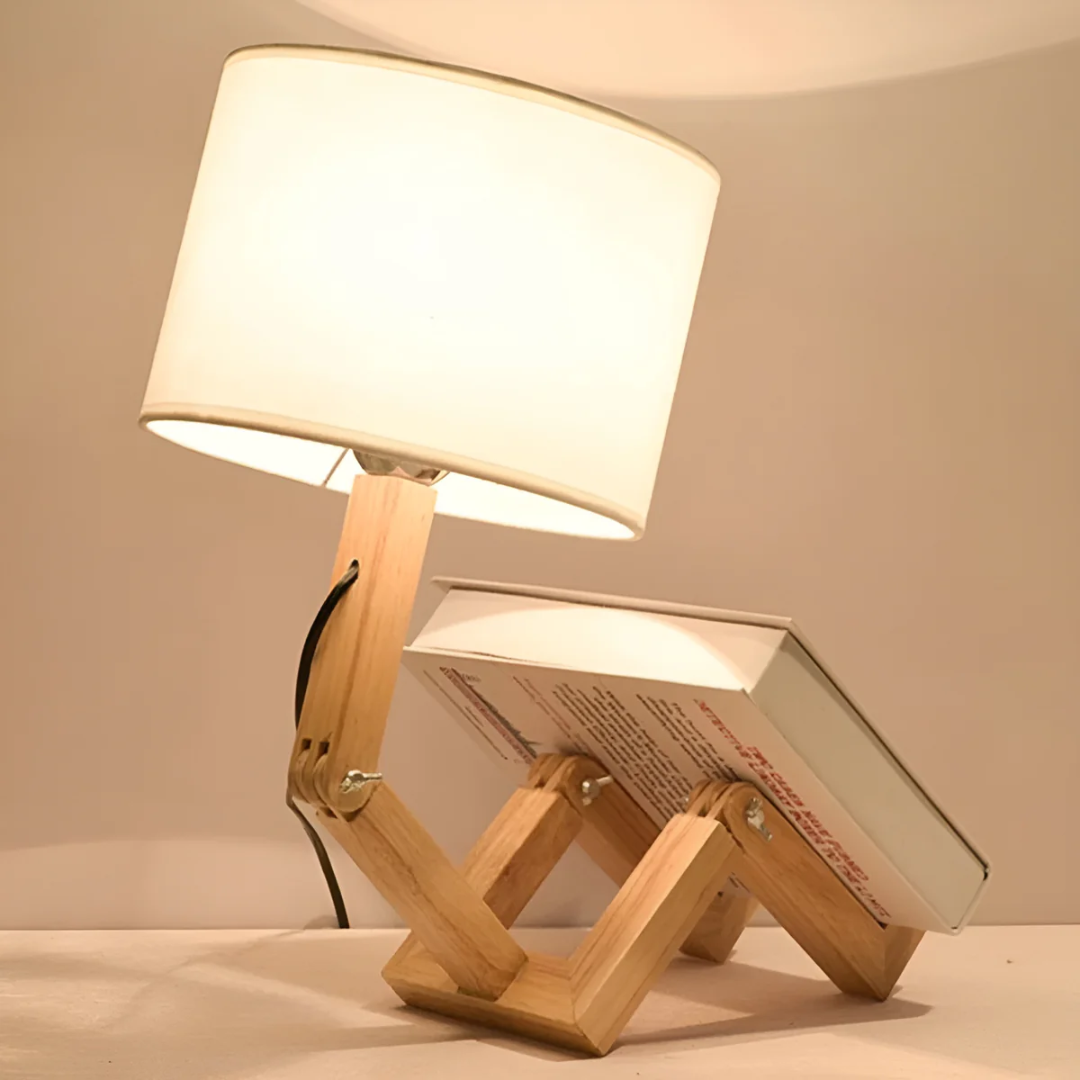 Rilna - Lampada da Tavolo in Legno Flessibile