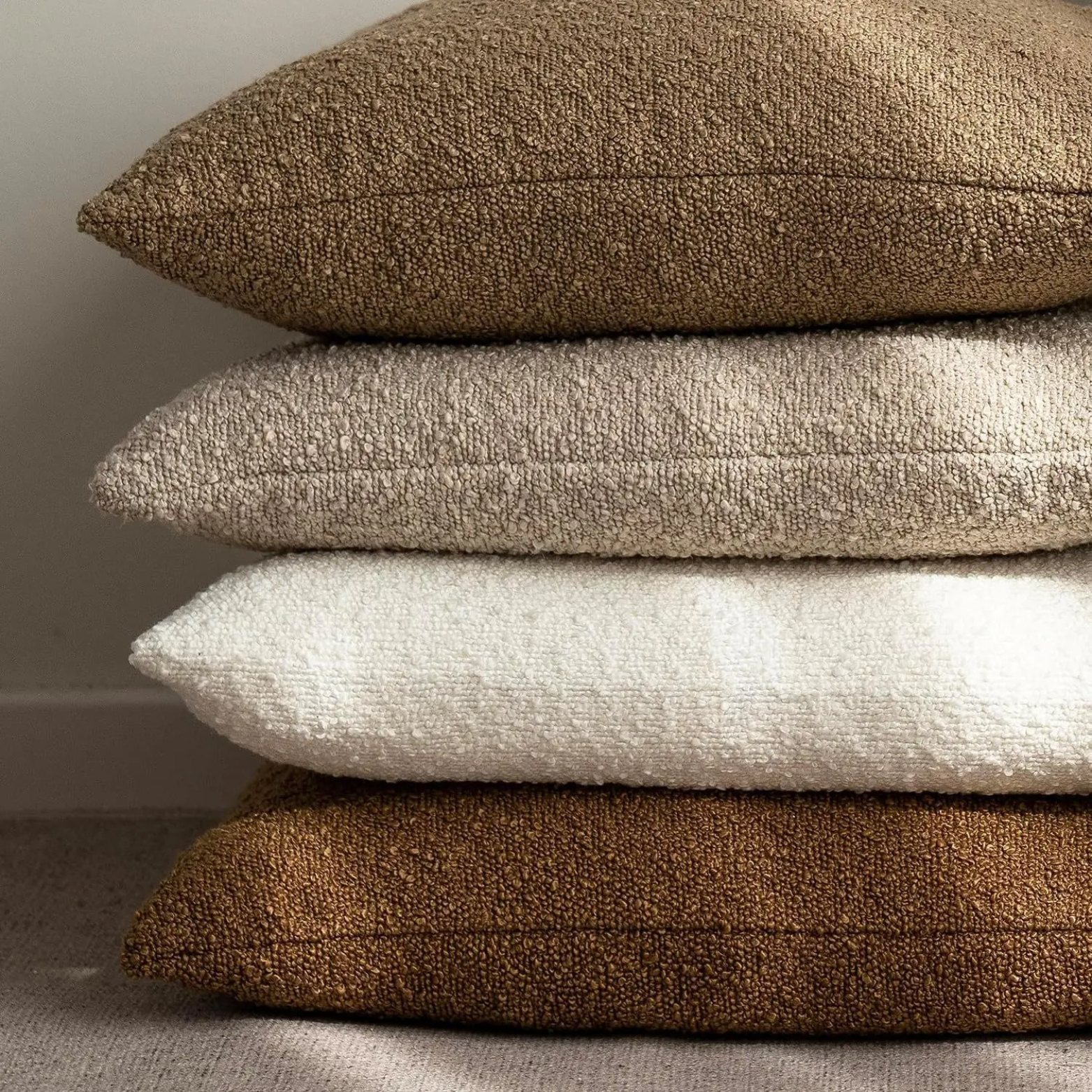 Fodera per Cuscino Boucle Tulum 45x45cm Cuscino Decorativo