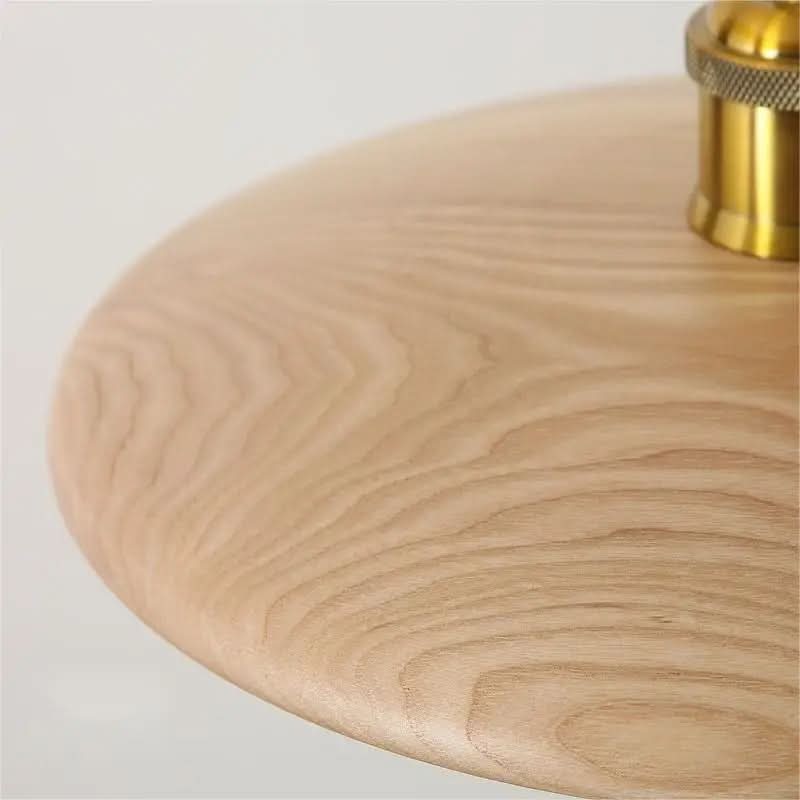 Lampada a sospensione in legno Dopwii