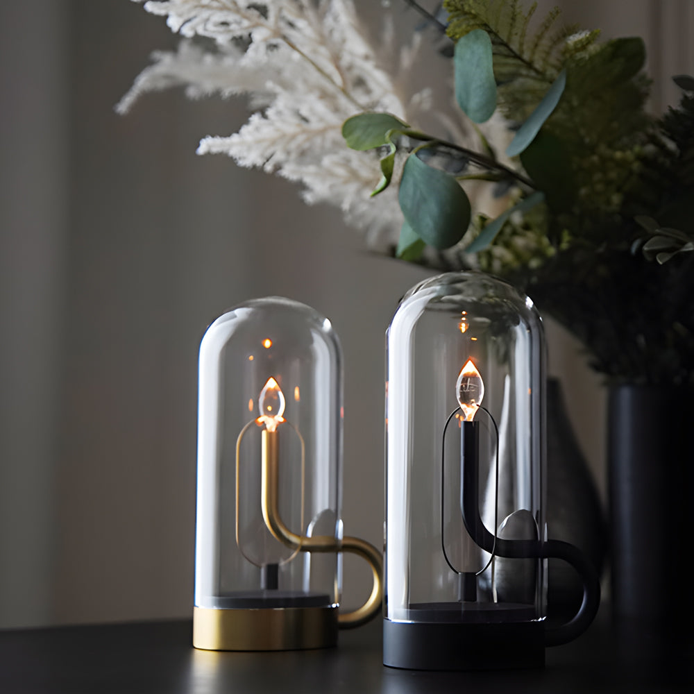 LioraGlow – Lampada da tavolo wireless ricaricabile con illuminazione a LED per uso interno ed esterno