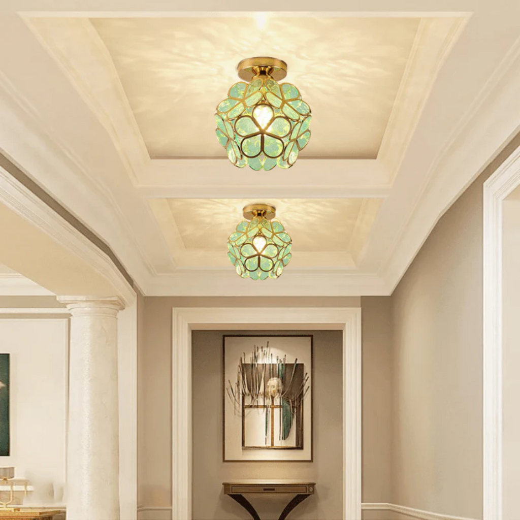Lampada da soffitto in vetro di lusso