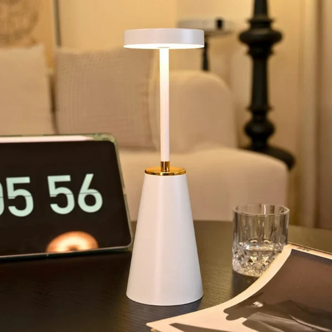 Gleon - Lampada da Tavolo Wireless Ricaricabile
