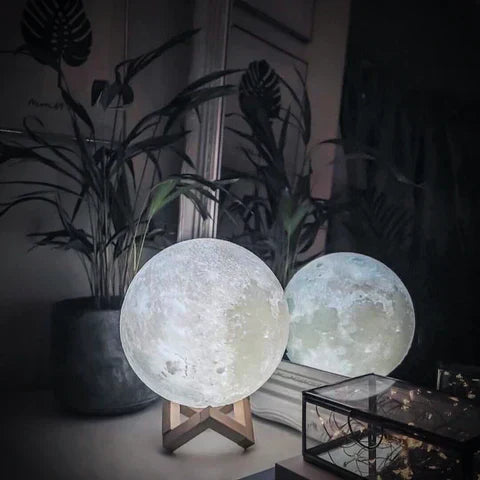 Lampada Lunare - Ricaricabile - Controllo Touch