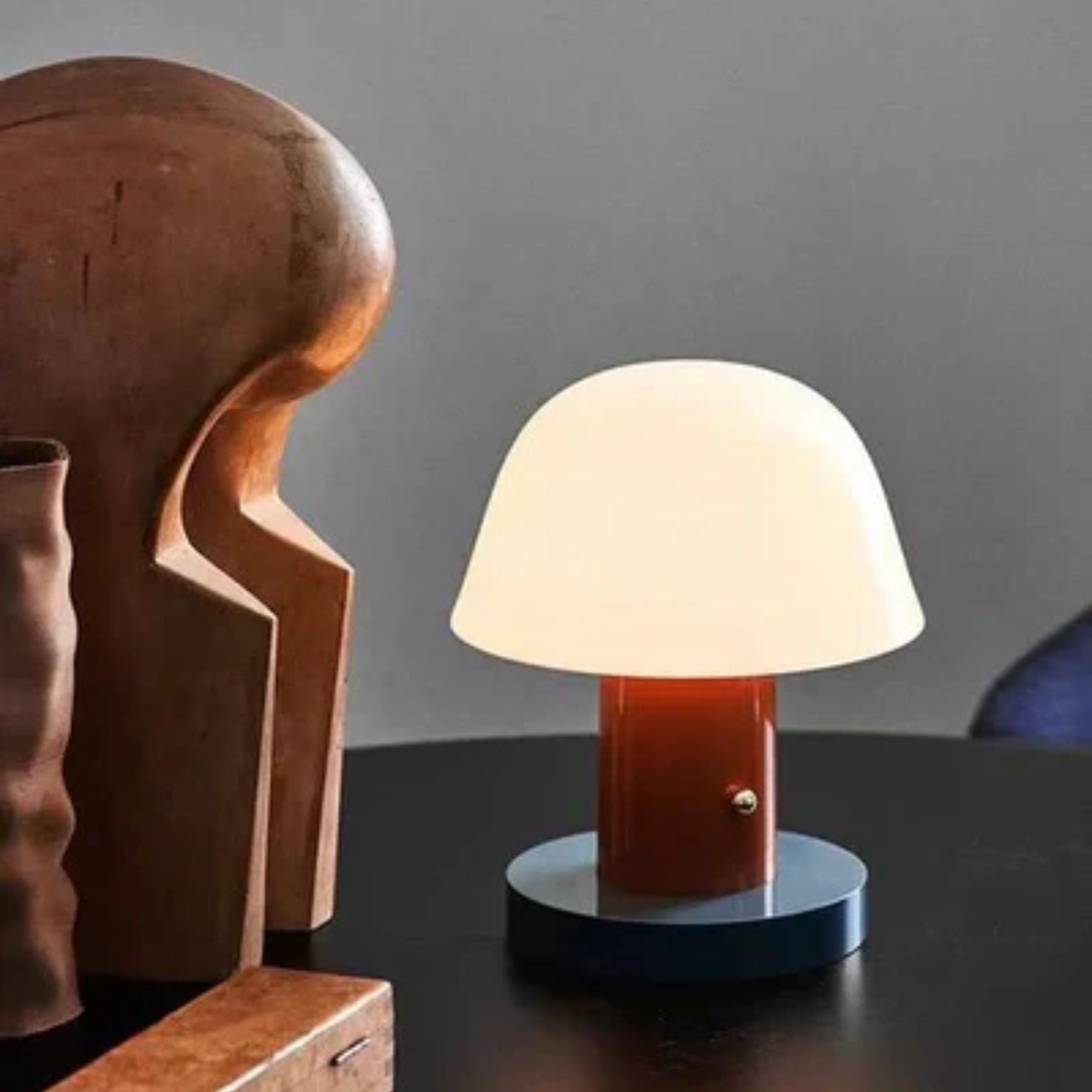 Mini Lampada da Tavolo a Fungo
