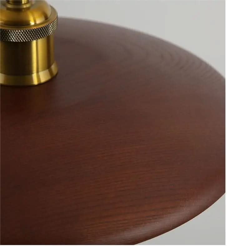Lampada a sospensione in legno Dopwii