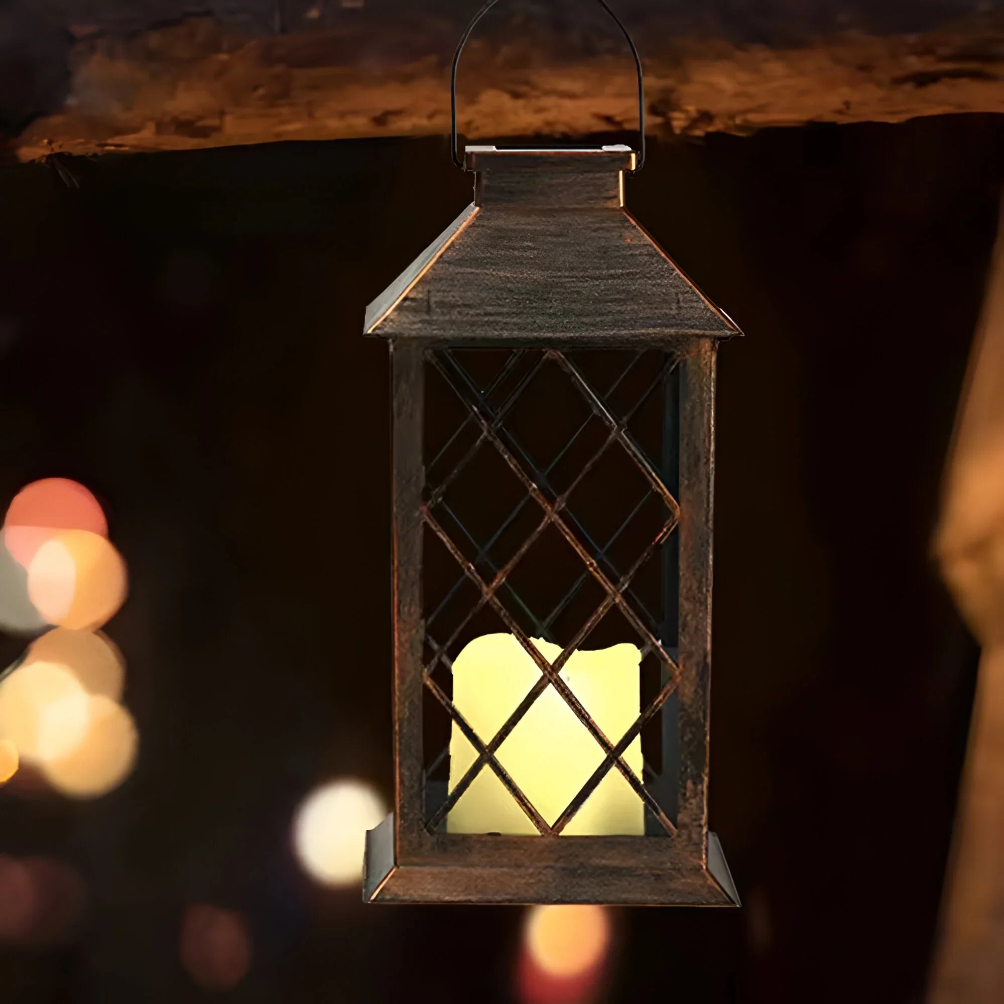 LumiCrest – Lampada da Giardino Solare Vintage