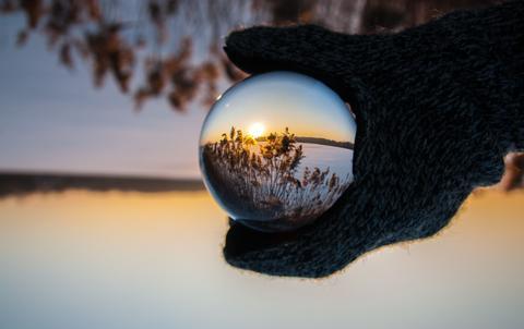 Sphera - Obiettivo fotografico con sfera di cristallo