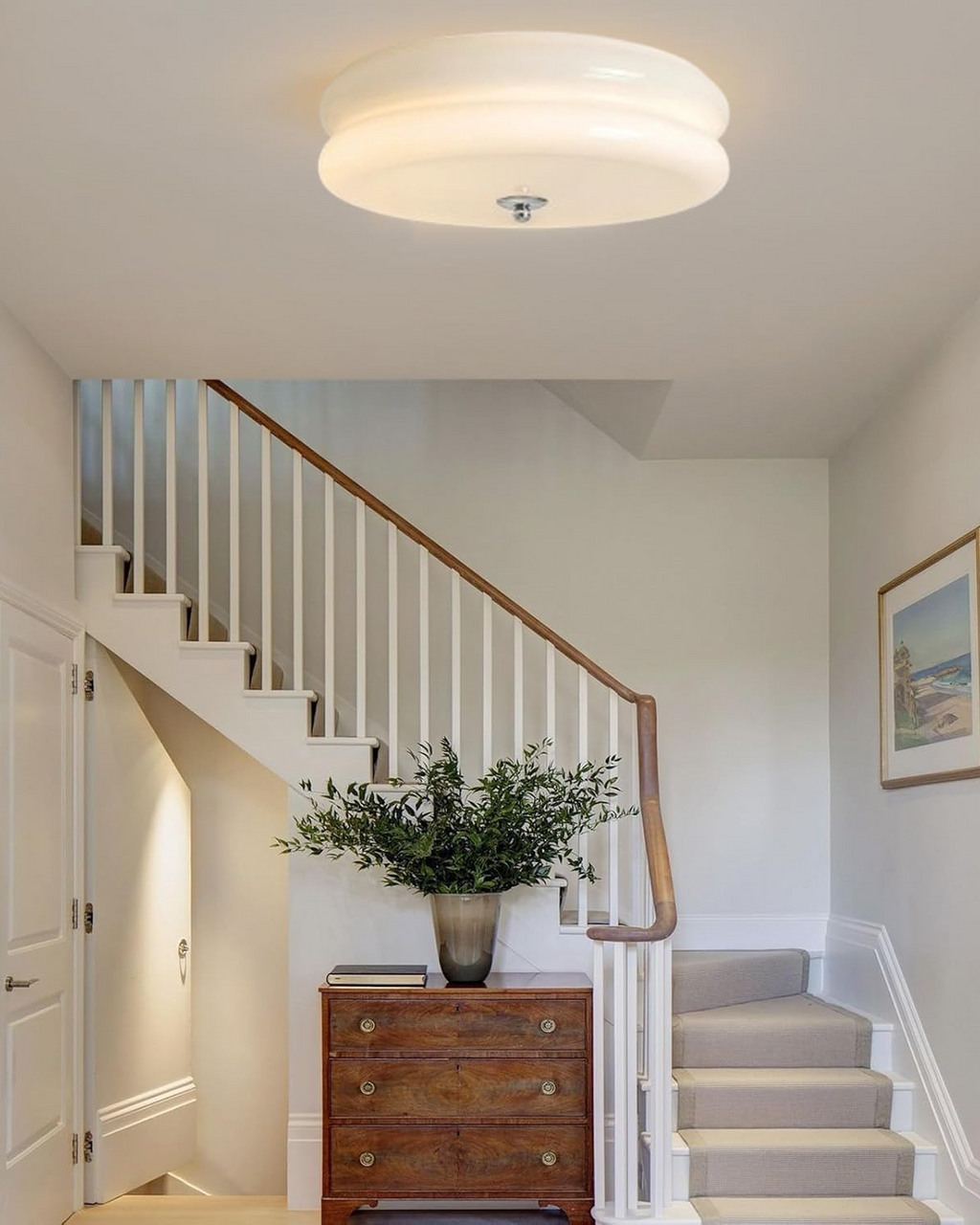 Aurevyn | Lampada da soffitto LED Art Deco con temperatura di colore regolabile e luminosità dimmerabile