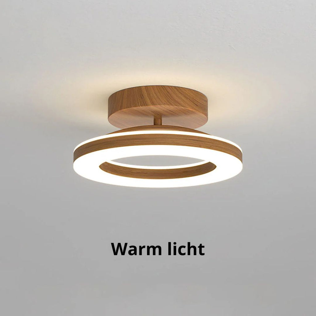 Cypressa - Lampada da soffitto LED rotonda in acrilico per ingresso e hall