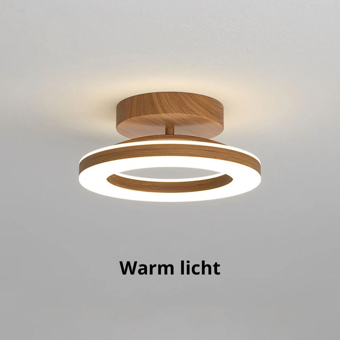 Cypressa - Lampada da soffitto LED rotonda in acrilico per ingresso e hall