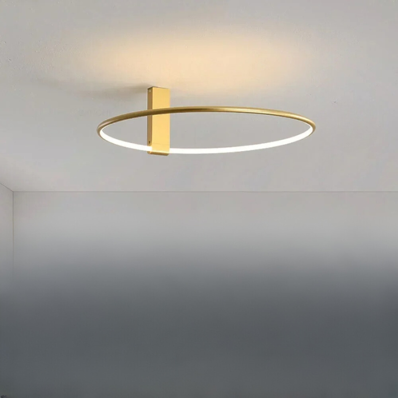 Aurenza - Lampada da soffitto LED rotonda moderna per soggiorno o camera da letto