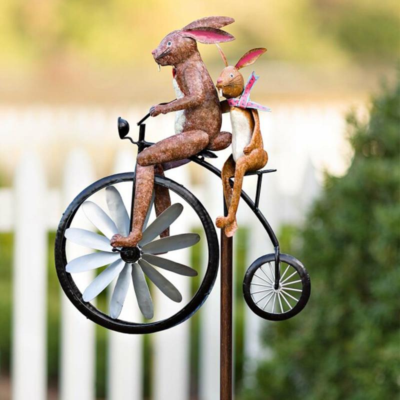 Mulino a vento per animali in bicicletta