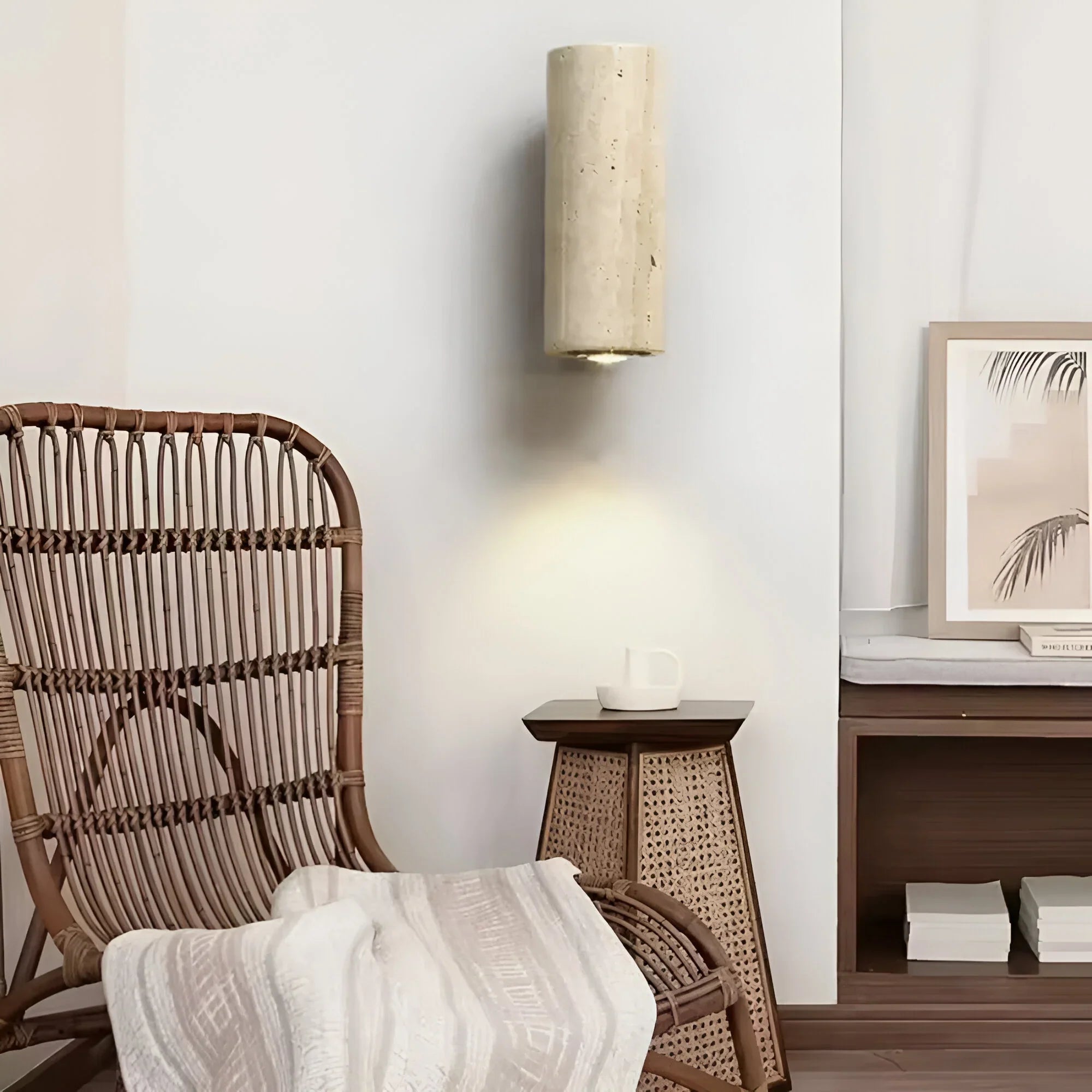 StoneLuxe – Applique in Travertino Naturale