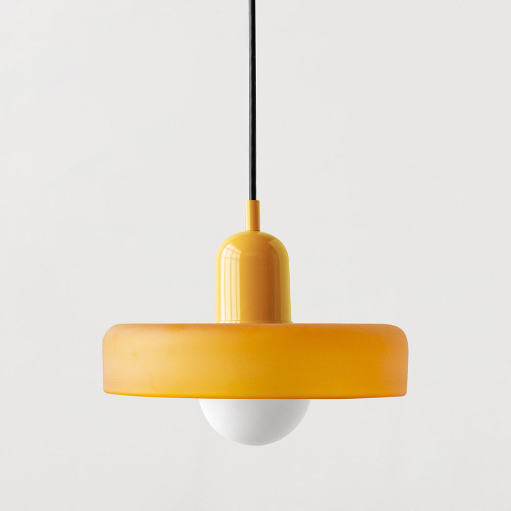 ColorLoop Pendant – Lampada a sospensione artistica Bauhaus con luce calda
