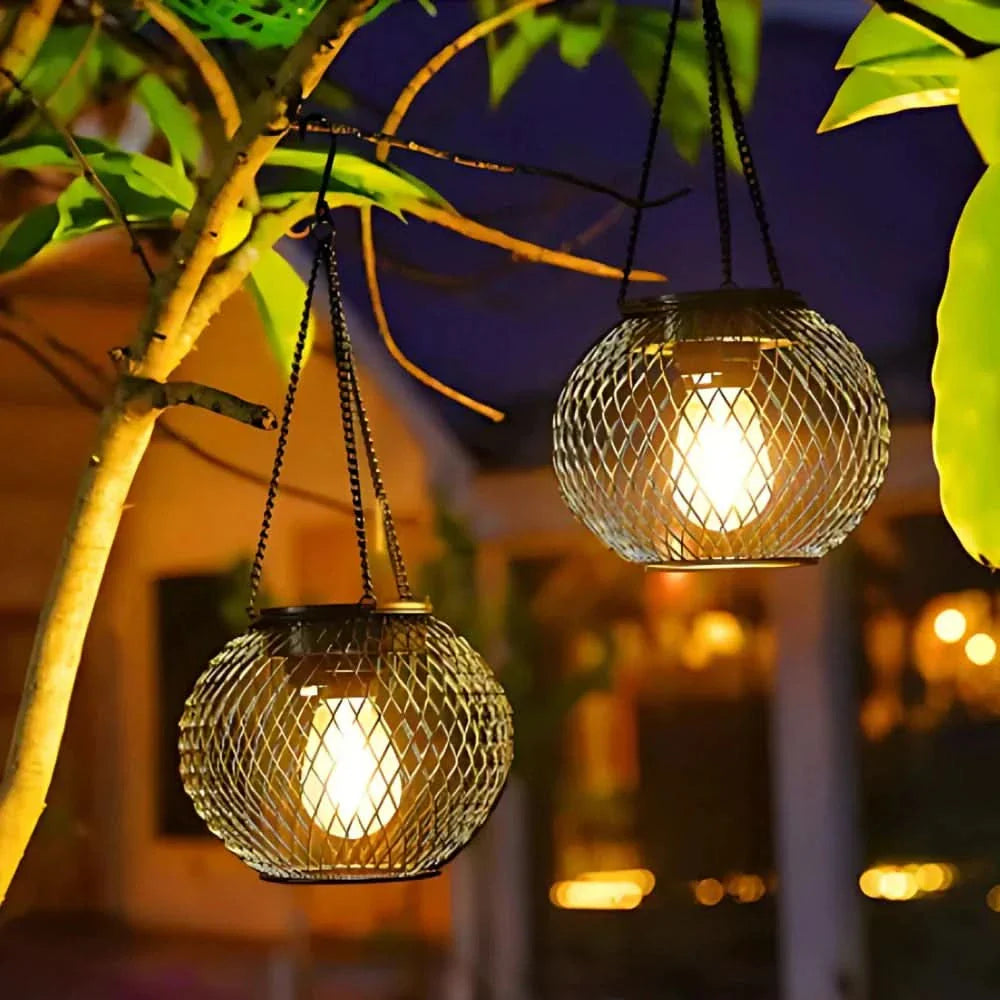Lanterna Solare Sunny Garden – Luce LED da Esterno Impermeabile con Sensore Automatico