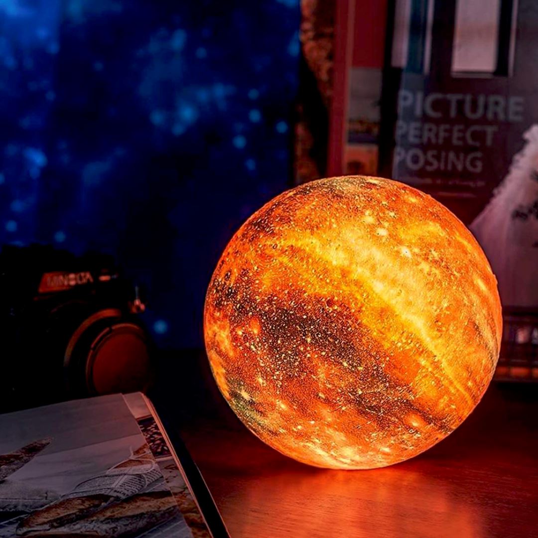 Lampada Lunare Senza Fili Atmosfera Spaziale