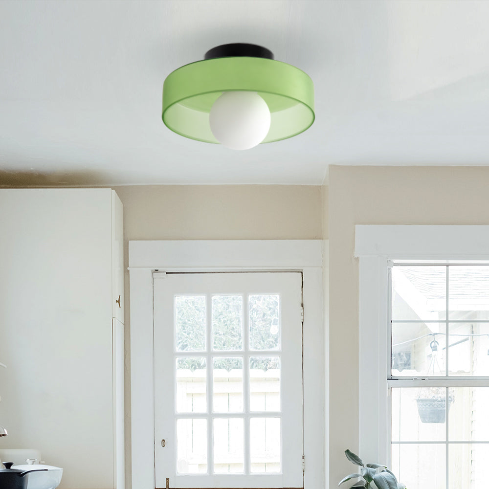 Illuminazione da soffitto a LED rotonda - Illuminazione moderna a risparmio energetico per decorazioni moderne per la casa e soffitti bassi