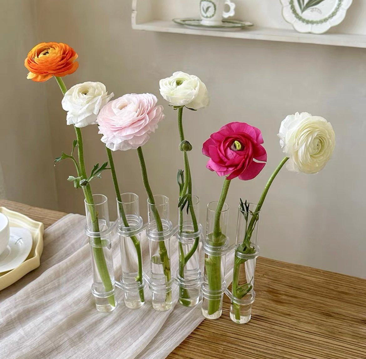 Vasi per Fiori Flessibili con Cerniere  Vaso Moderno in Vetro