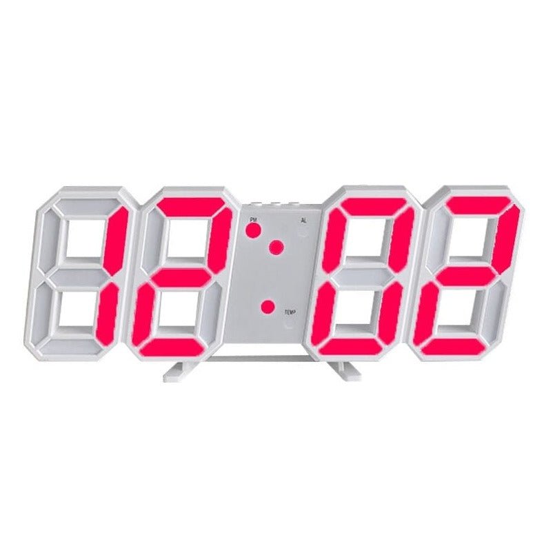 Orologio da Parete Digitale 3D LED – Design Moderno con Funzione Dimmer e Visibilità Ottimale