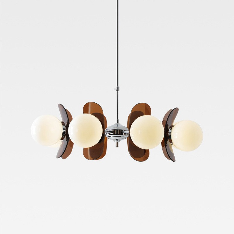 Lampadario Moderno Retro Bauhaus con 8 Luci