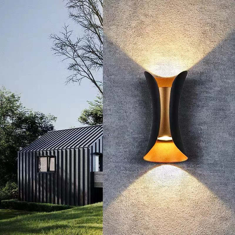 Lampada da Parete LED in Alluminio Impermeabile e Durevole per Esterni