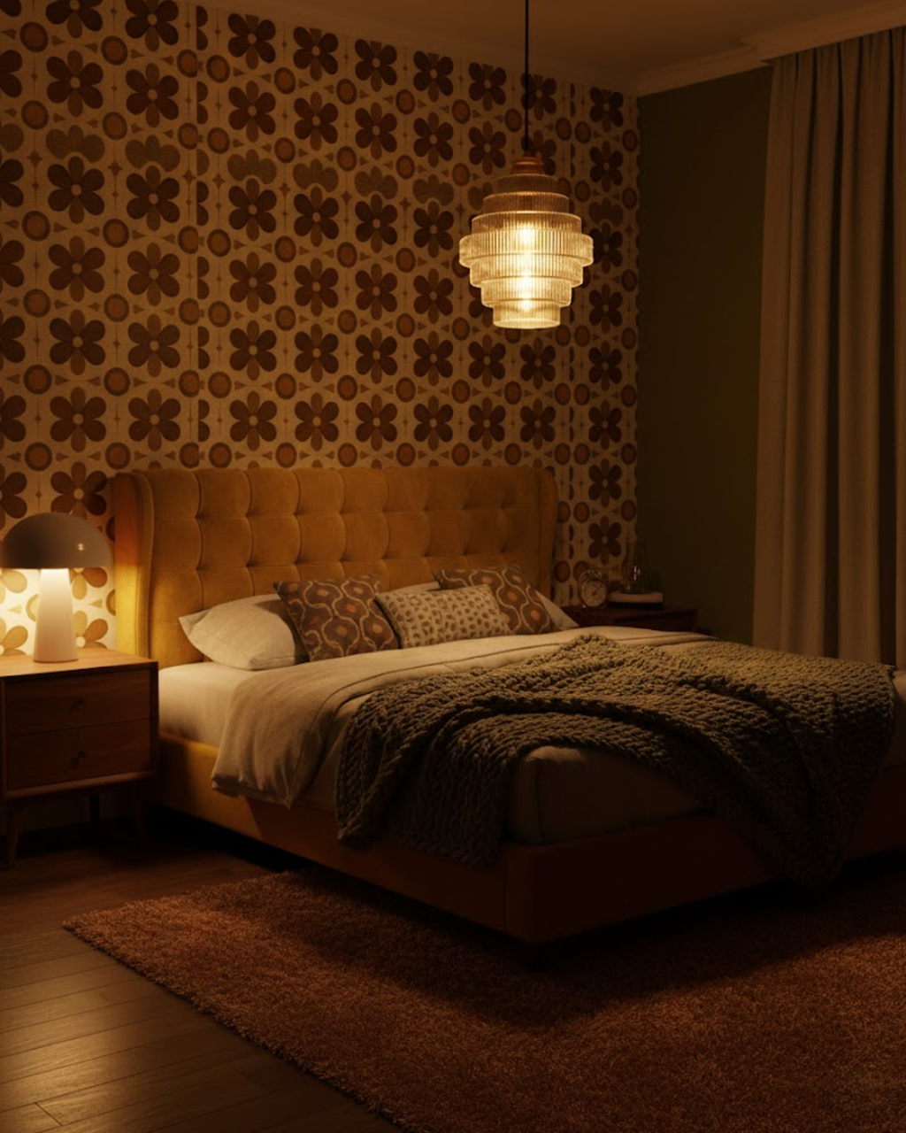 Elvoria | Lampada a sospensione in vetro architettonico con pannelli stratificati e design minimalista Japandi