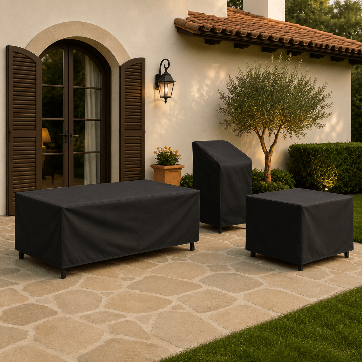 PATIOSHIELD – Copertura antipolvere per mobili da giardino e terrazzo