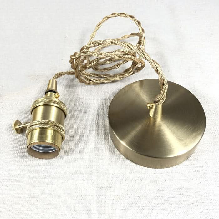 Lampada a Sospensione in Cristallo di Vetro Vintage E27