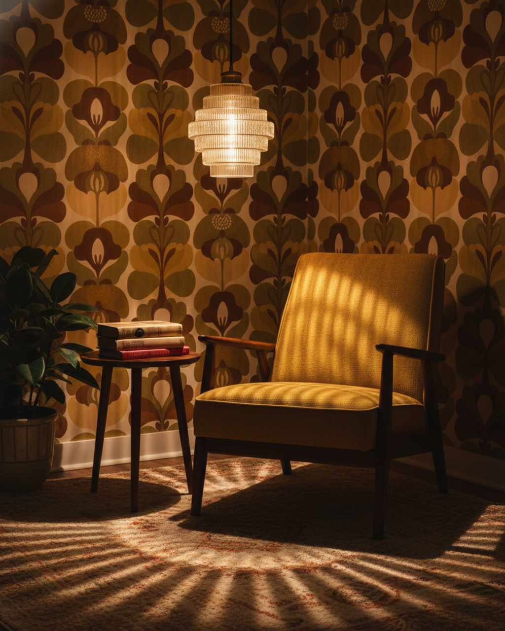 Elvoria | Lampada a sospensione in vetro architettonico con pannelli stratificati e design minimalista Japandi