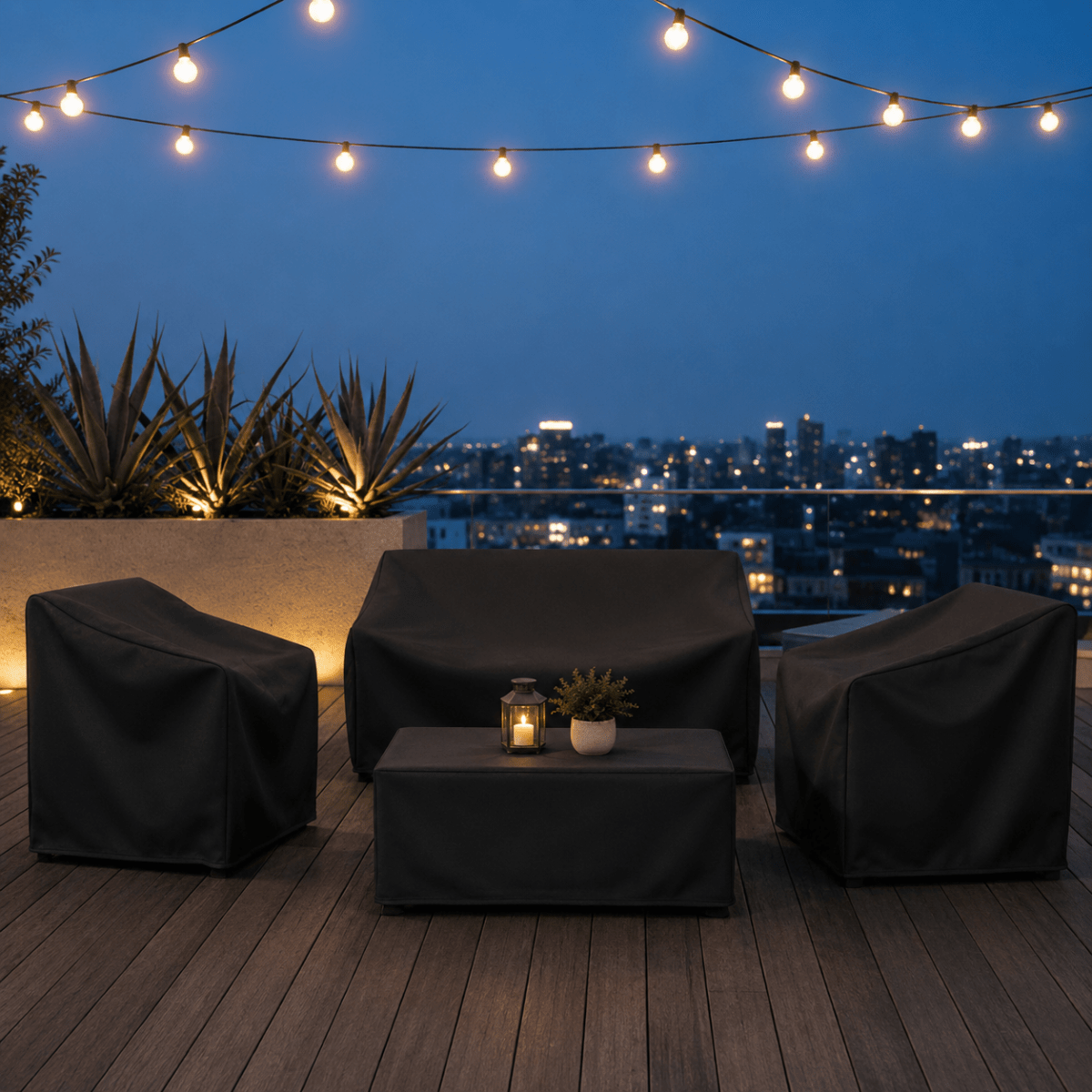 PATIOSHIELD – Copertura antipolvere per mobili da giardino e terrazzo