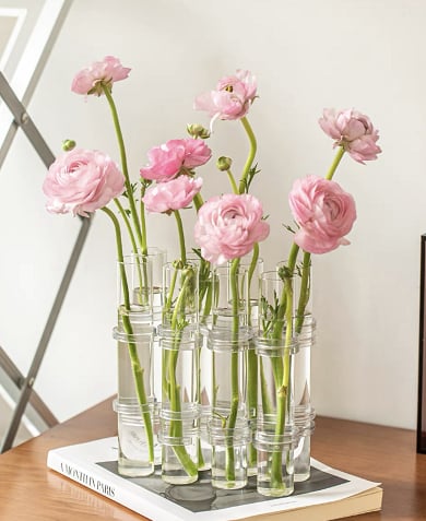 Vasi per Fiori Flessibili con Cerniere  Vaso Moderno in Vetro