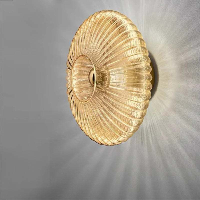 Lampada da Parete Garduru Elegante in Vetro | Design Nobile | Luce Calda & Fredda