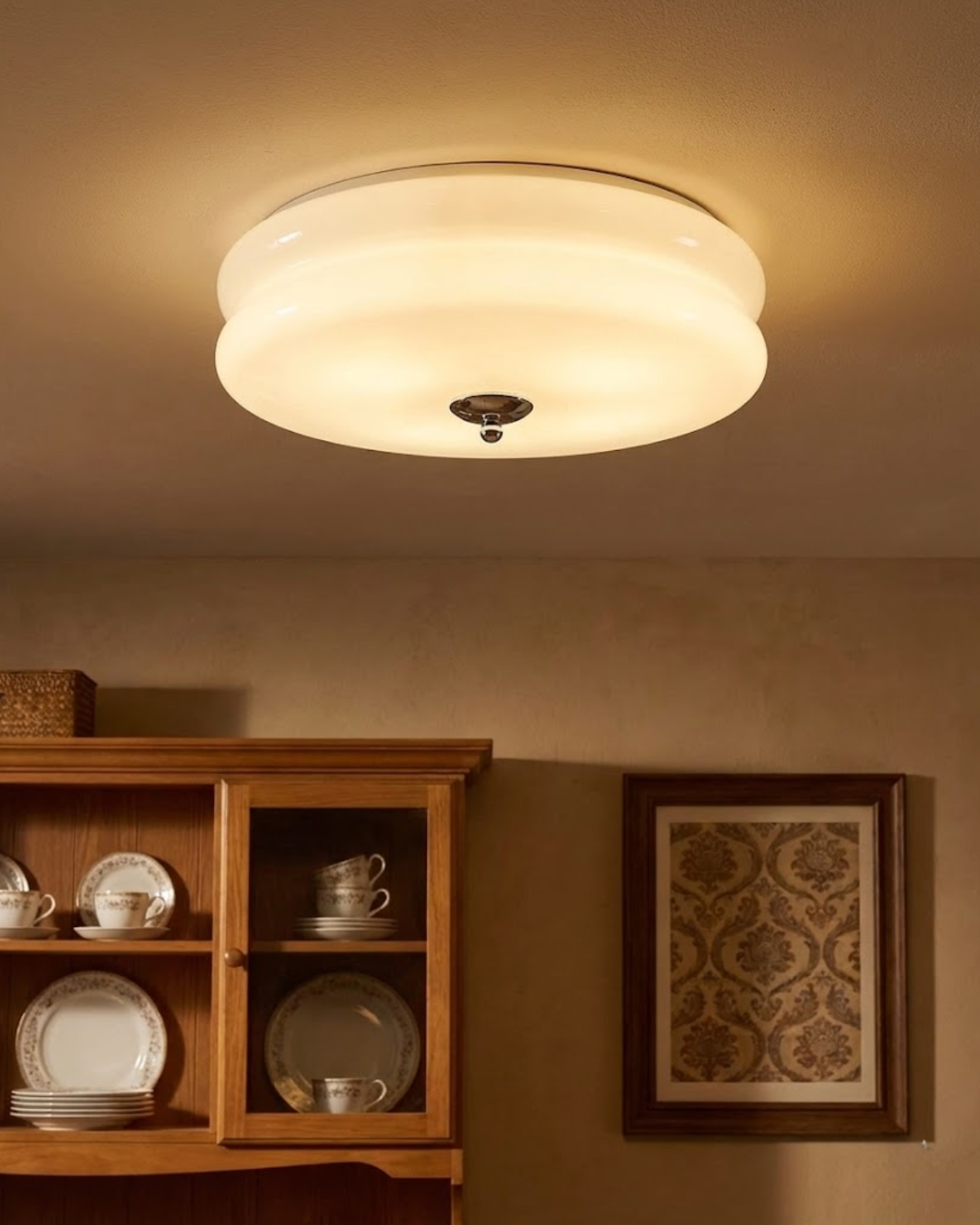 Aurevyn | Lampada da soffitto LED Art Deco con temperatura di colore regolabile e luminosità dimmerabile
