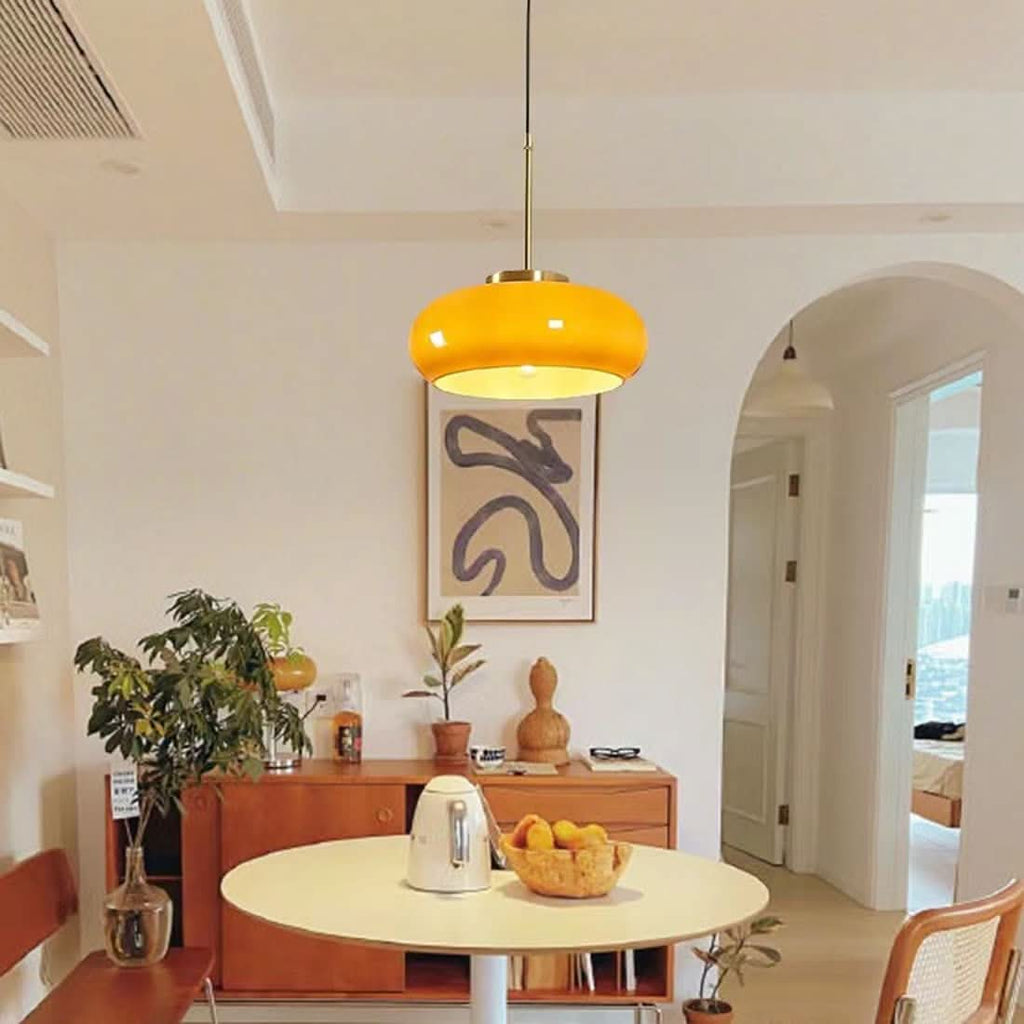 Lampada a Sospensione in Vetro – Lampada Moderna Dimmerabile a Forma di Pane