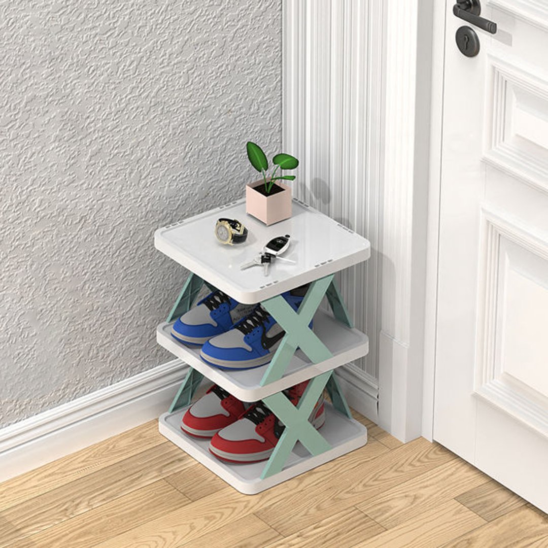 Sandsberg | Scaffale per Scarpe Verticale | Soluzione Salvaspazio a Più Livelli