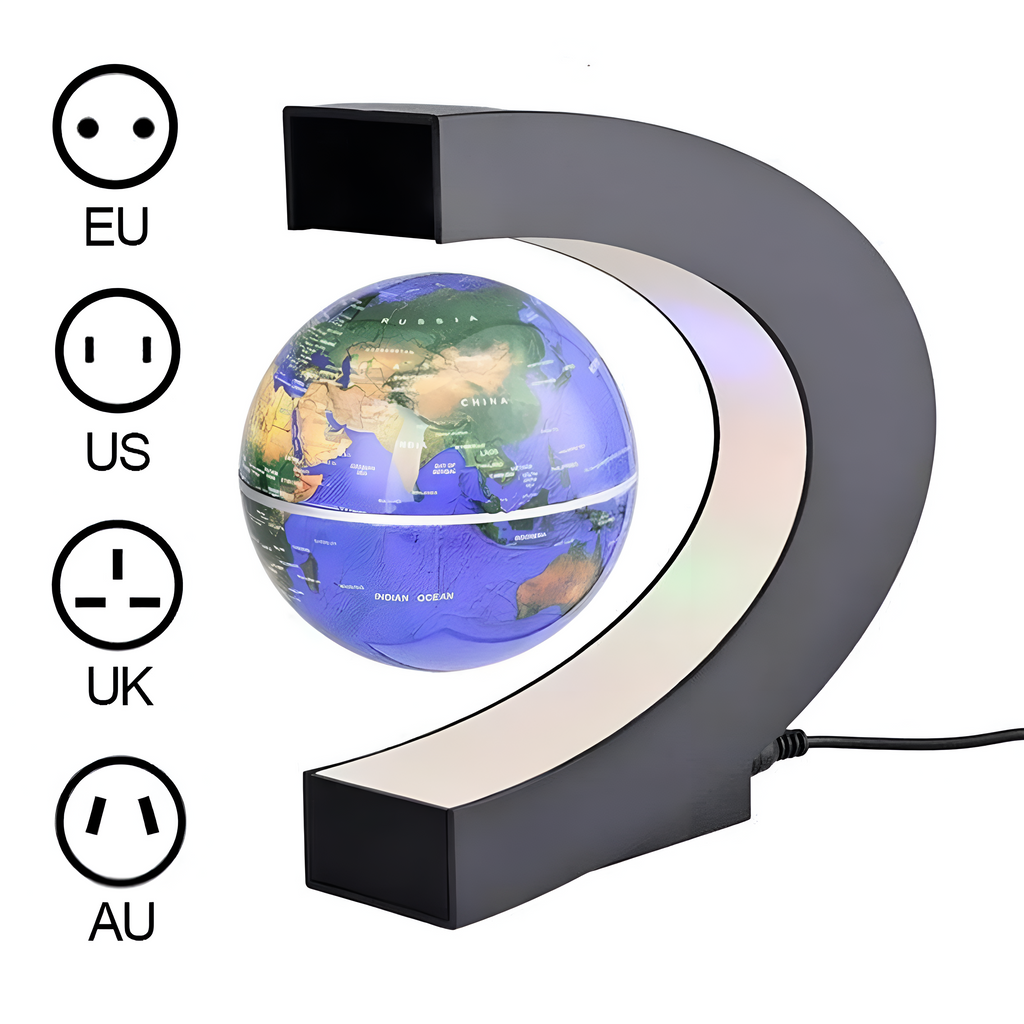 AstroGlobe LED Mappamondo – Lampada Mappamondo Fluttuante con Sospensione Magnetica