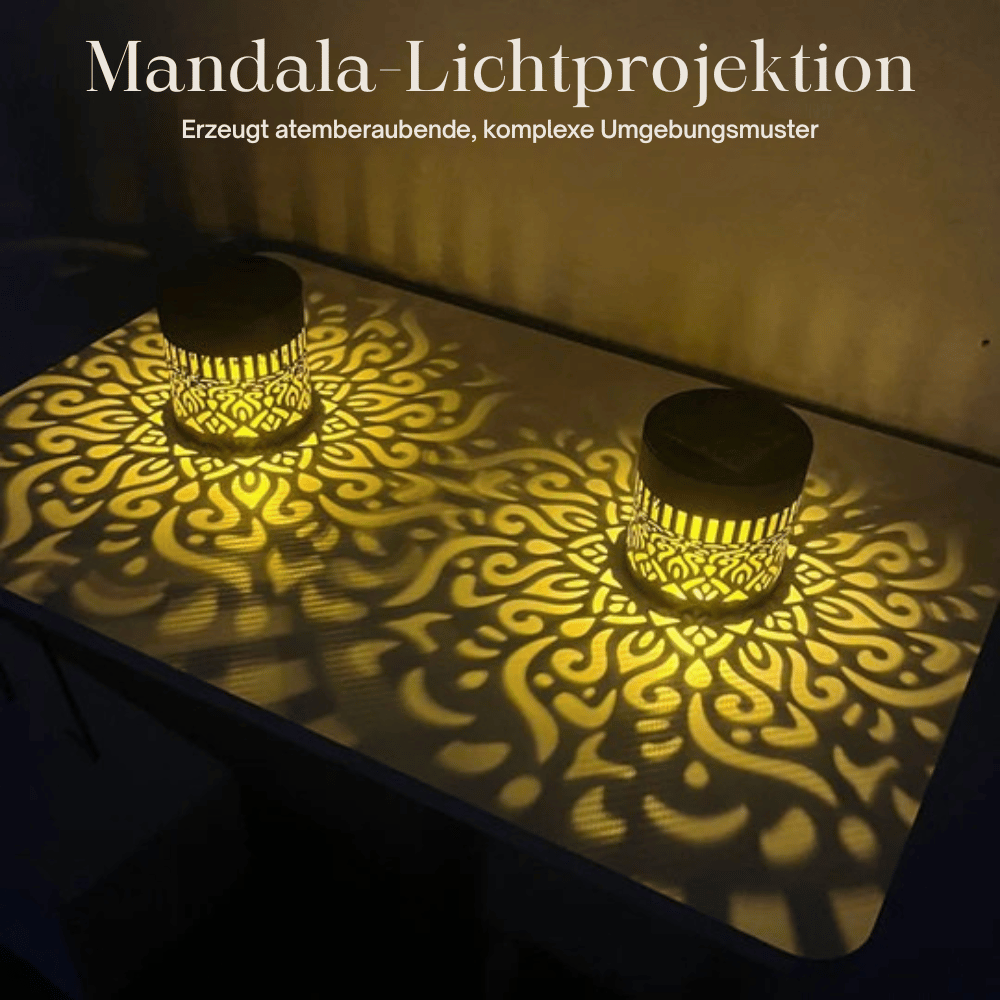 MandalaGlow — Lampada da Giardino Solare | 50% SCONTO