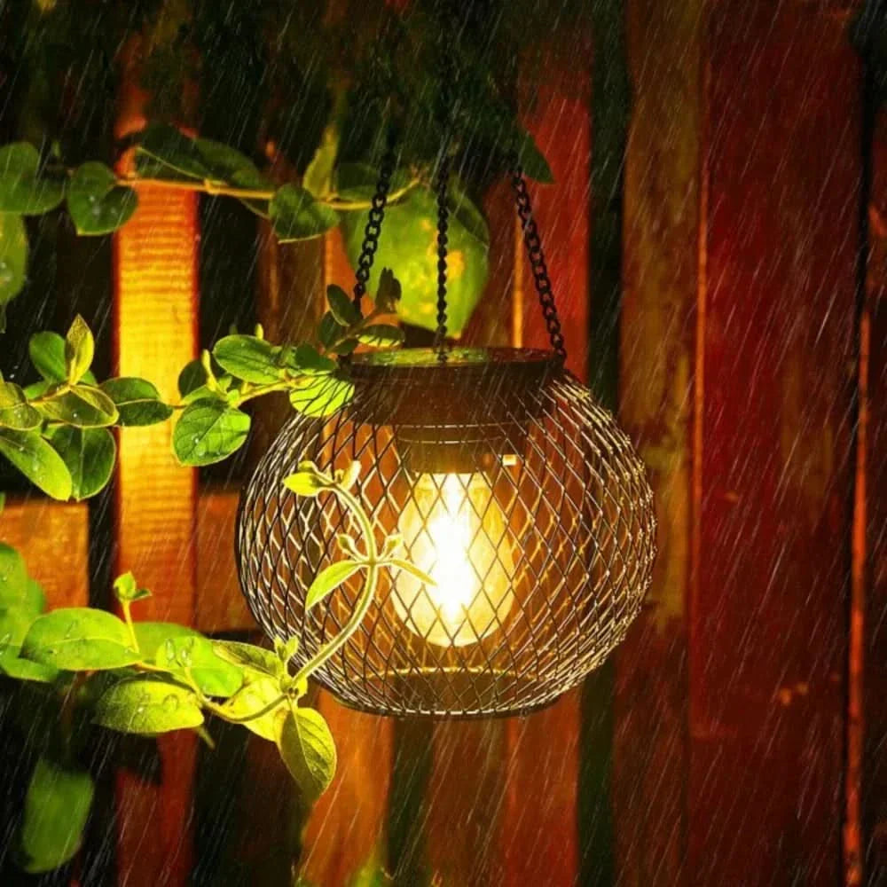 Lanterna Solare Sunny Garden – Luce LED da Esterno Impermeabile con Sensore Automatico