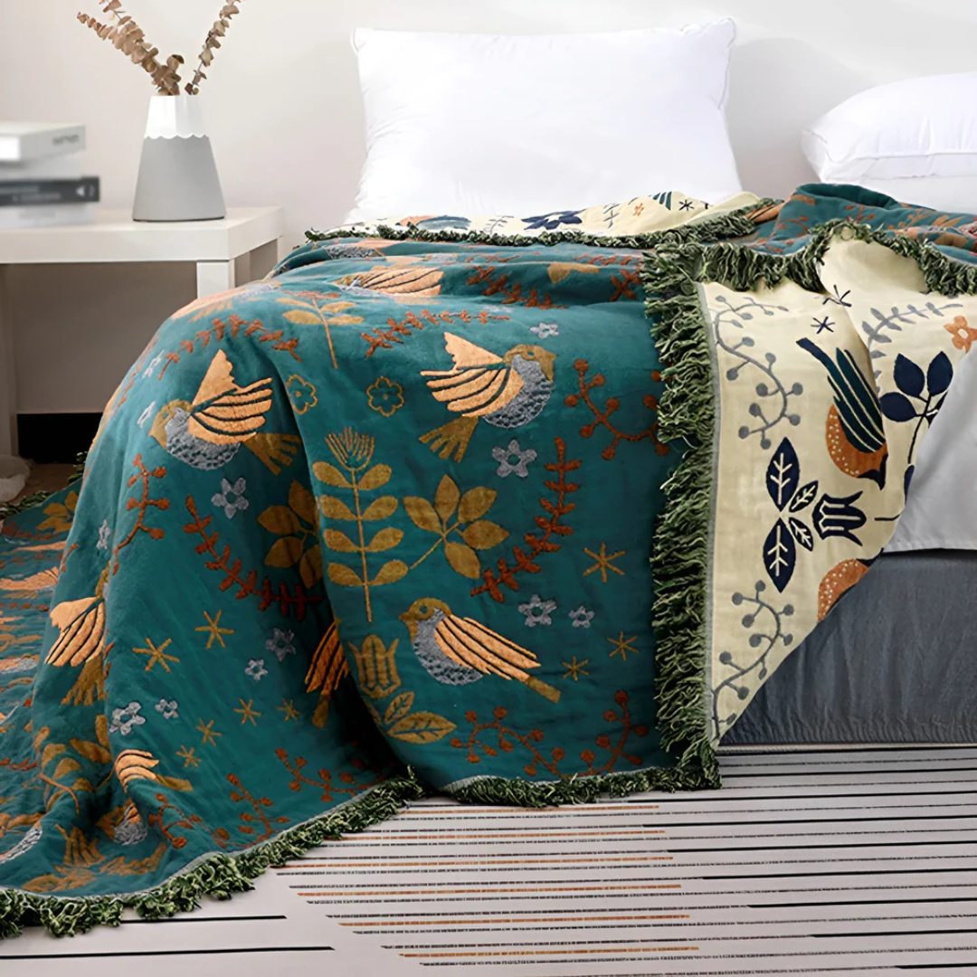 Fexor - Coperta Ricamata Calda