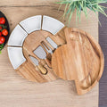 Plankora – Elegante Tagliere e Set di Coltelli per Presentazioni Festive